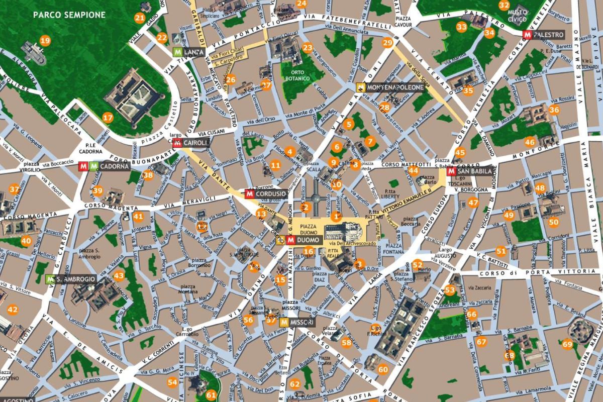 Local Milan Map Local Milan Map