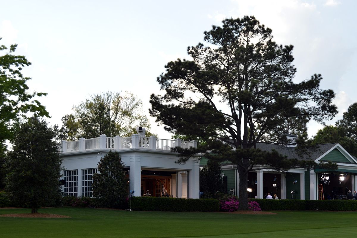 The Masters TV Booth