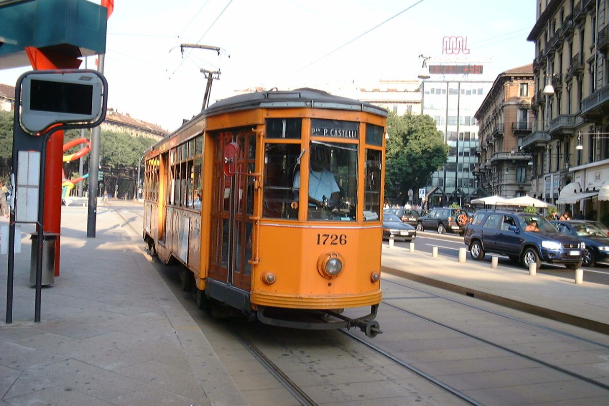 Tram in Milan Tram in Milan