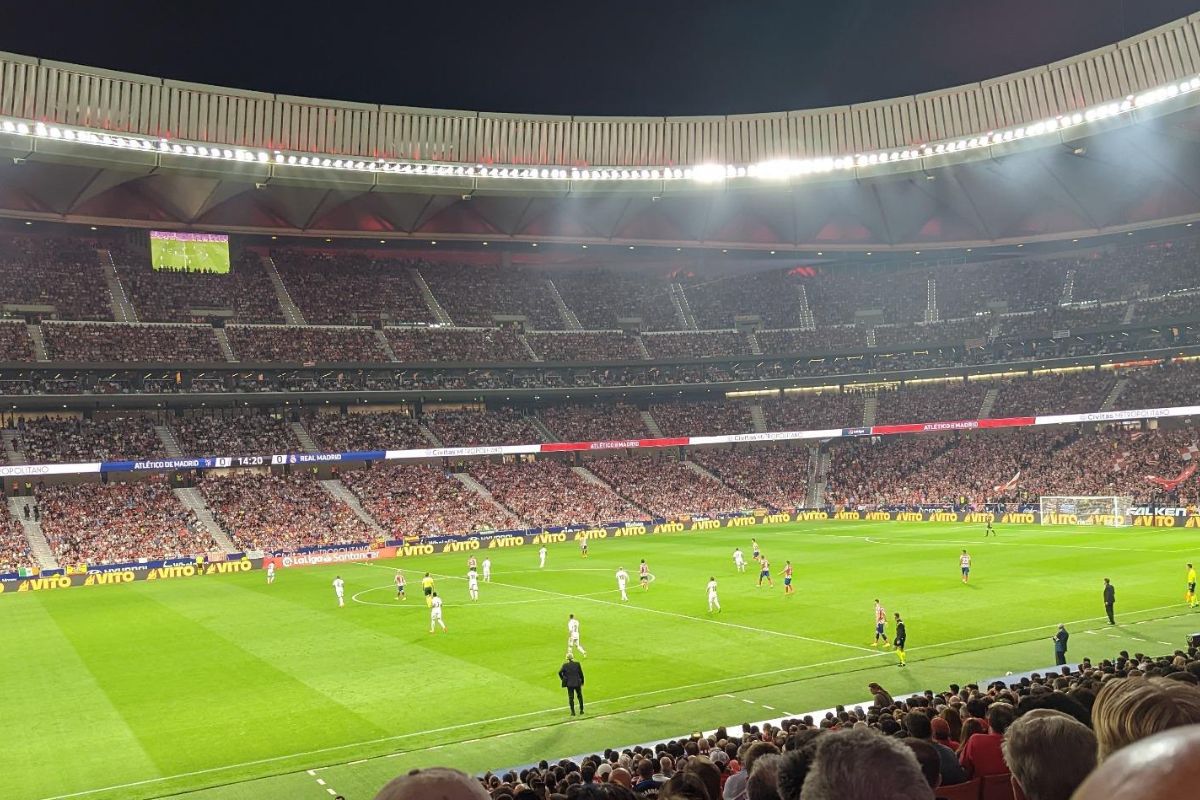 Bench Seats - Sample View - Atlético Madrid Hospitality