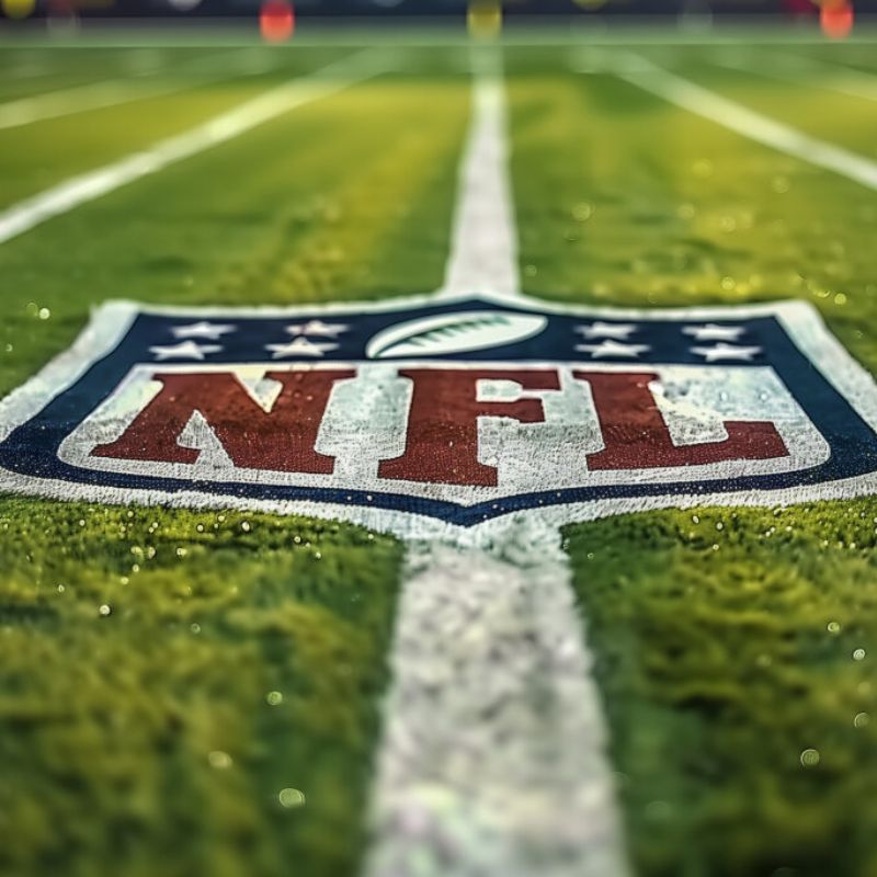 NFL Hospitality & Travel - Badge on grass